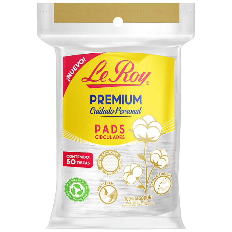 Le Roy Premium Pads Circulares con 50 piezas