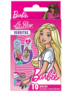 Le Roy Barbie Venditas Adhesivas Surtidas con 10 piezas