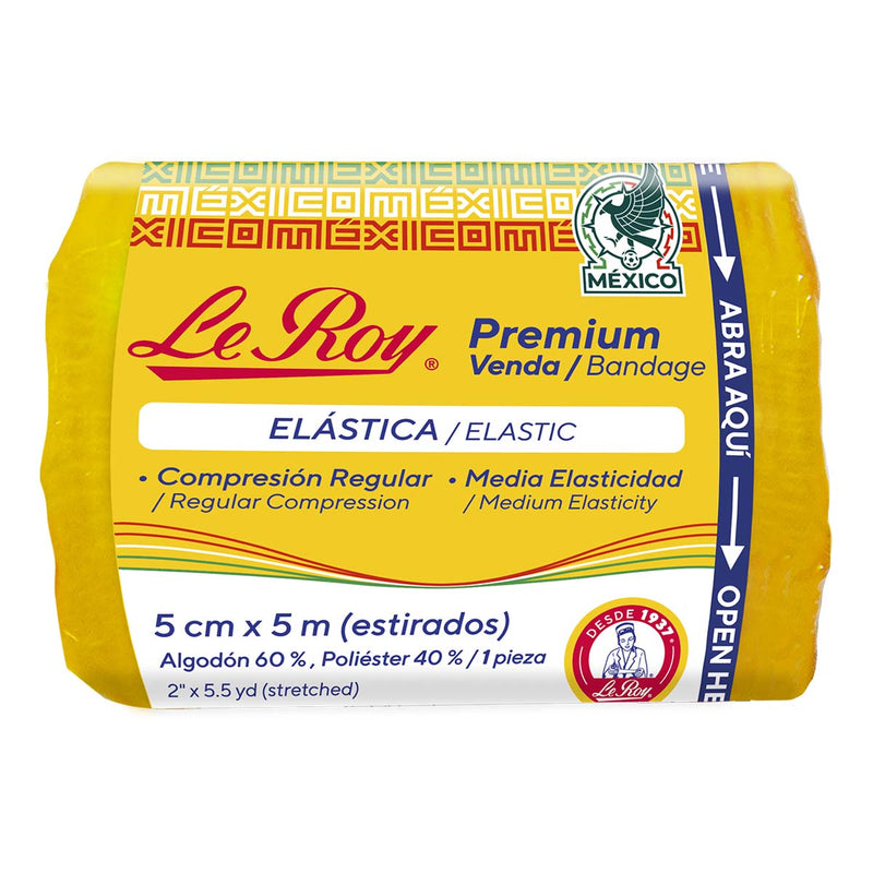 Premium Venda Elástica de 5 cm x 5 m - Paq con 24 pz