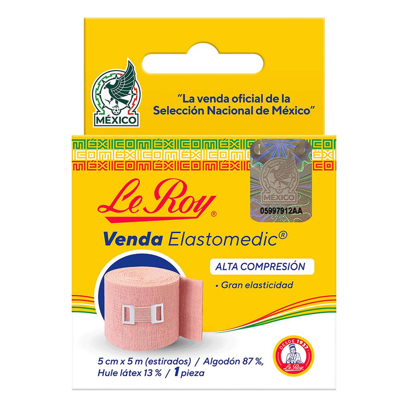 Elastomedic Venda de 5 cm x 5 m - Paq con 12 pz
