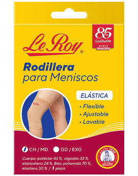 Le Roy Rodillera Meniscos Elástica CH/MD con 1 pieza