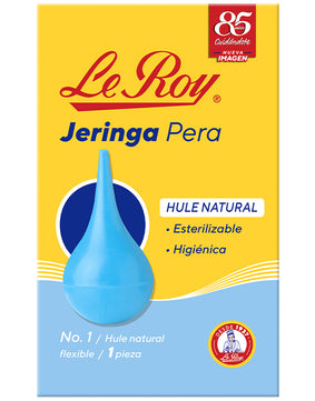 Le Roy Jeringa Pera de Hule No.1 con 1 pieza